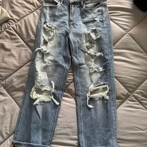 Risen Boyfriend Distressed Jeans 13/31